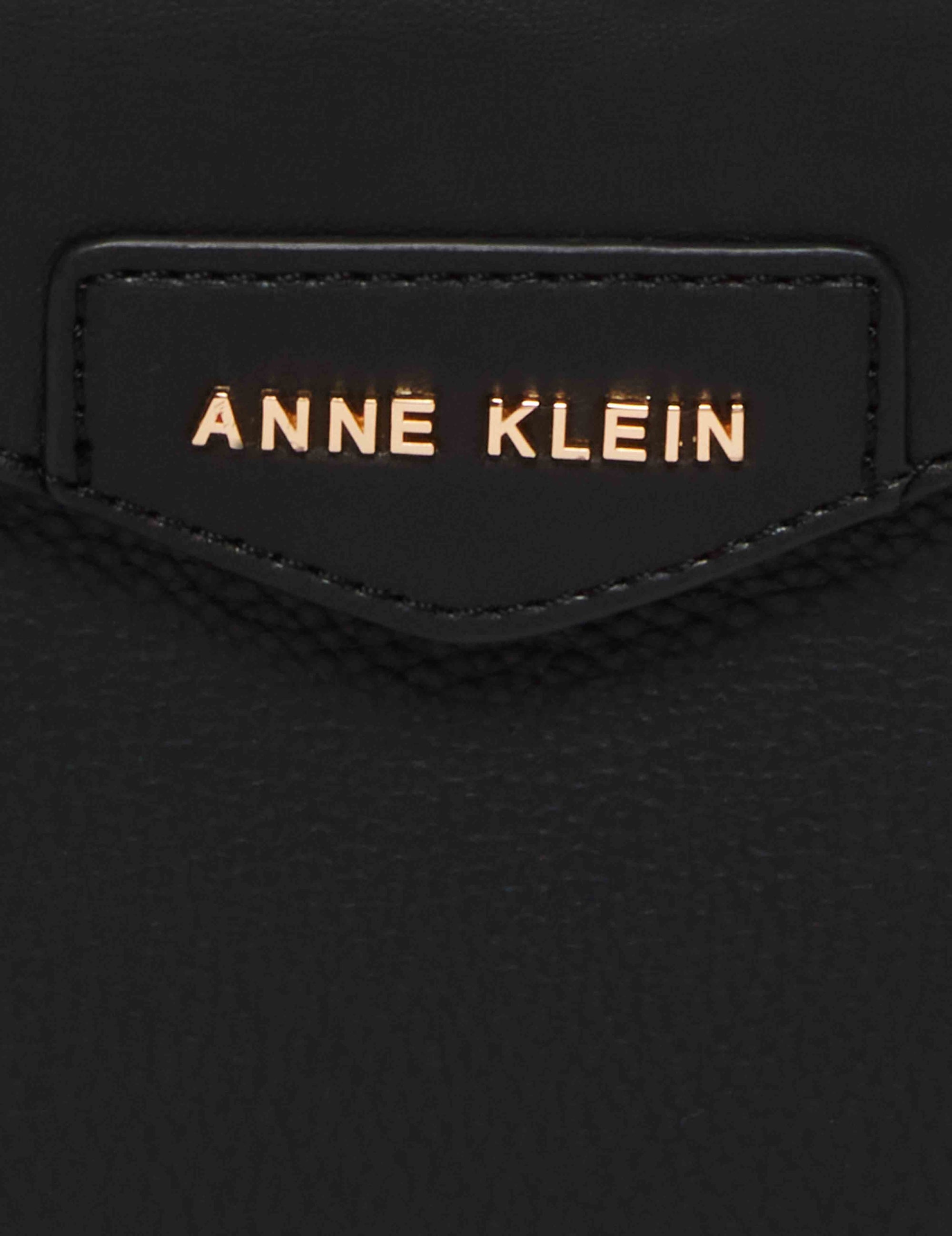 Anne Klein Convertible Shoulder Bag w/Braided Handle Saddle One Size