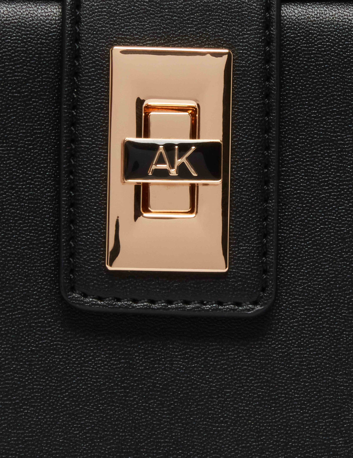 Anne Klein  Convertible Box Bag With AK Enamel Turn Lock
