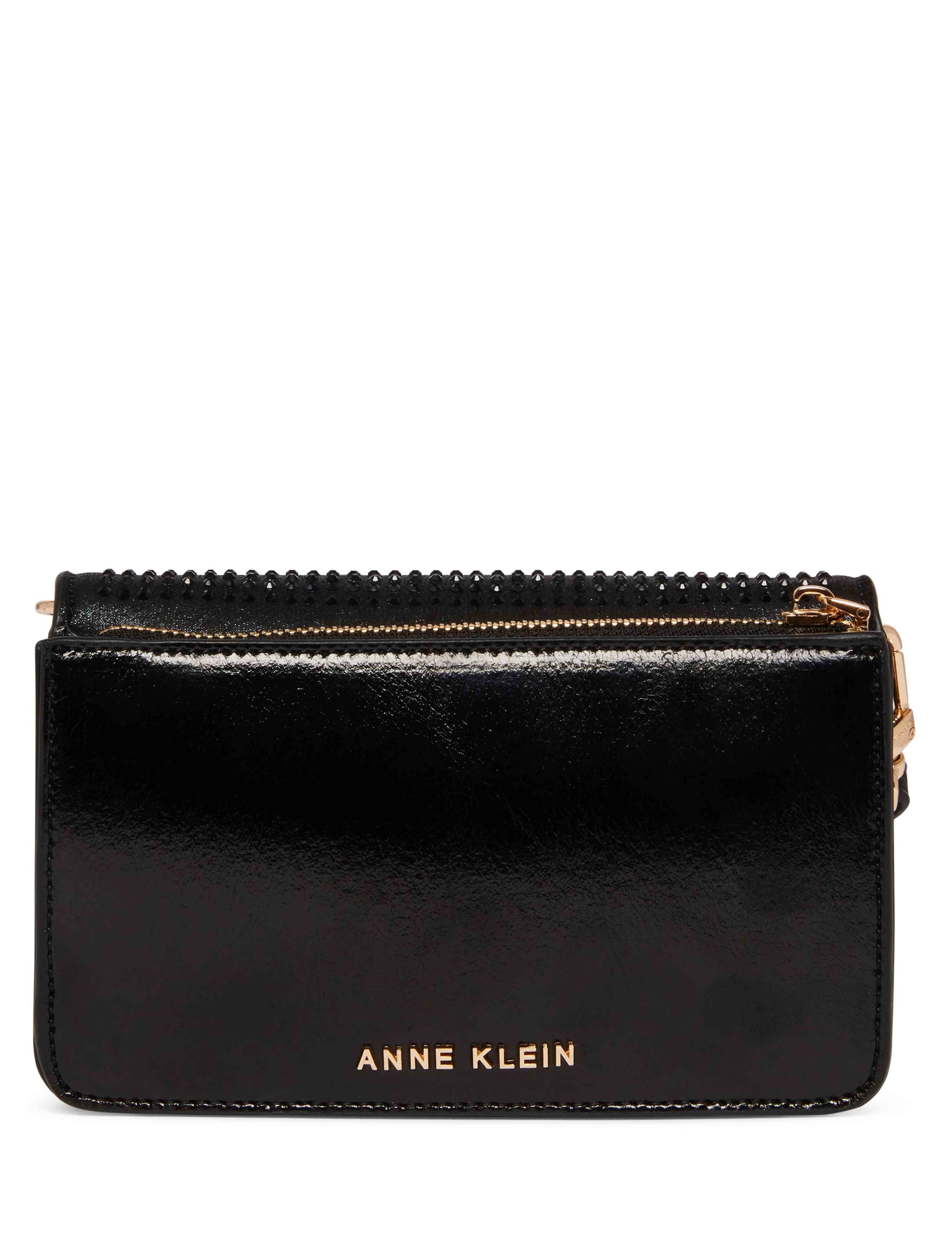 Anne Klein Small Flap Crossbody with Web Strap