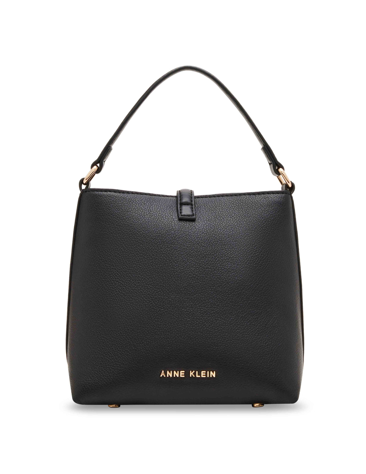 Anne Klein  Sculpted Buckle Bucket Bag