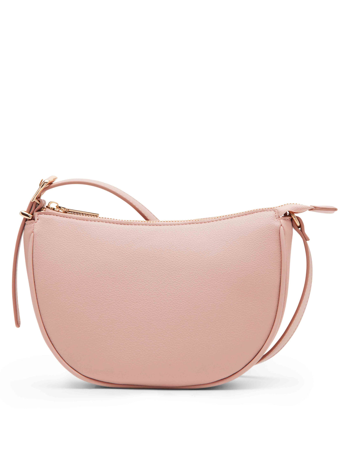 Anne Klein Sculpted buckle half moon crossbody