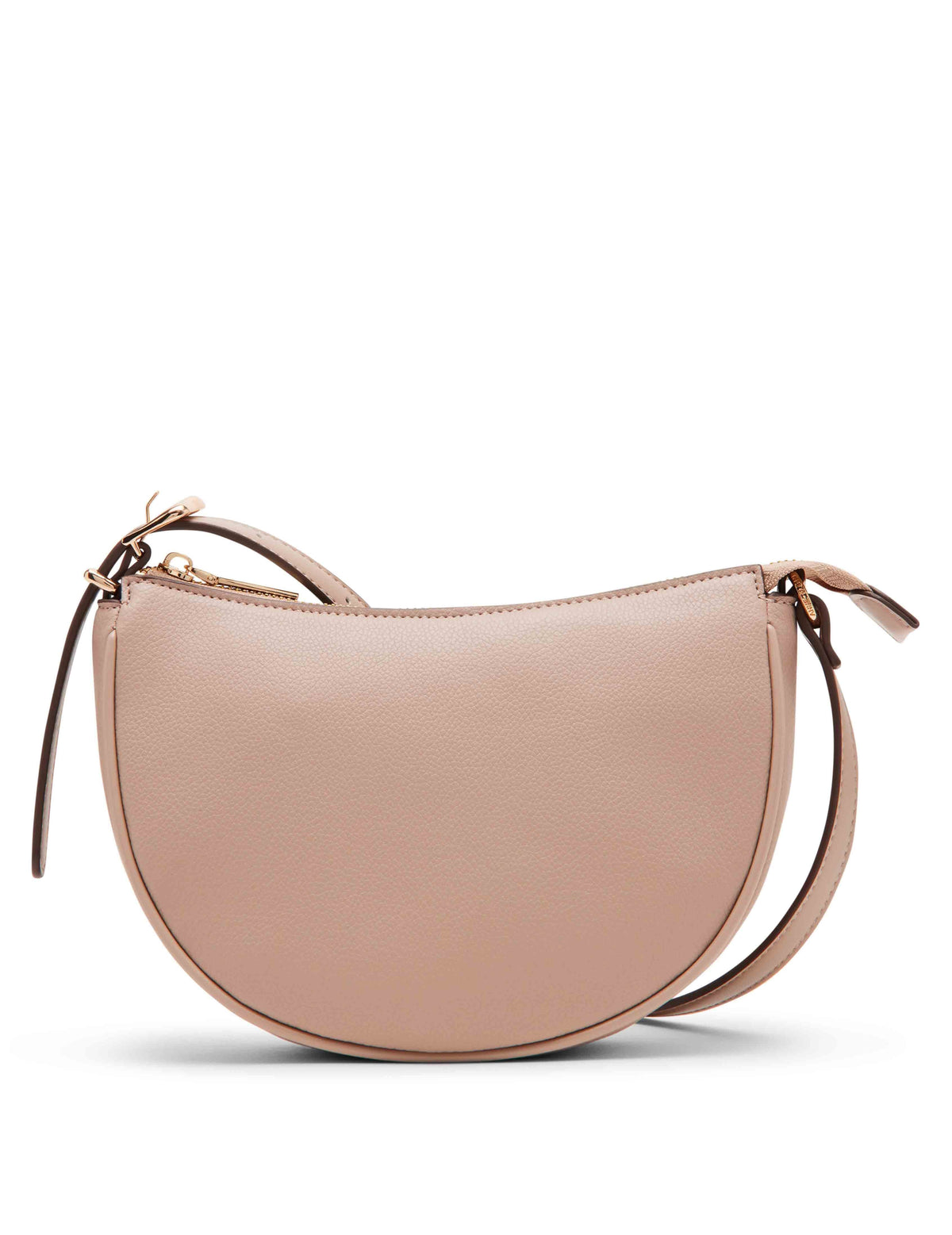 Anne Klein Sculpted buckle half moon crossbody