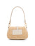 Anne Klein Scuplted Buckle Saddle with Detachable Strap