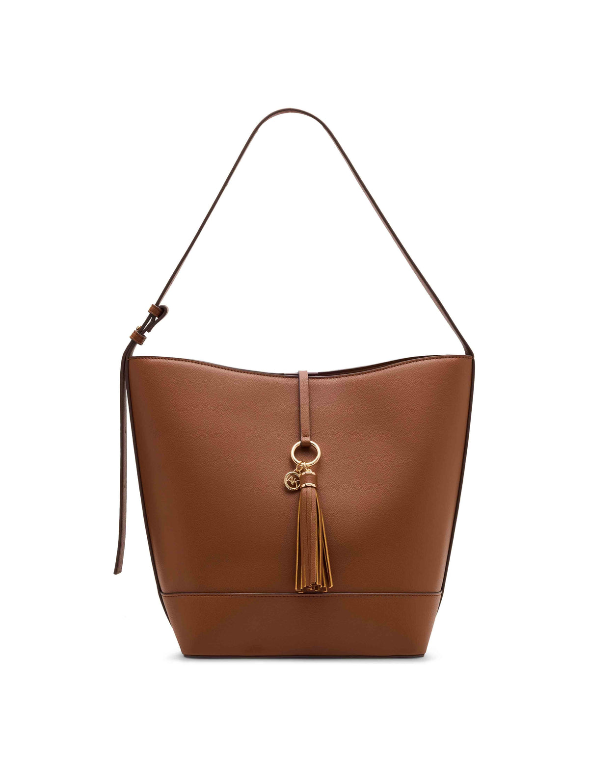 Anne Klein Chestnut Large Tassel Hobo