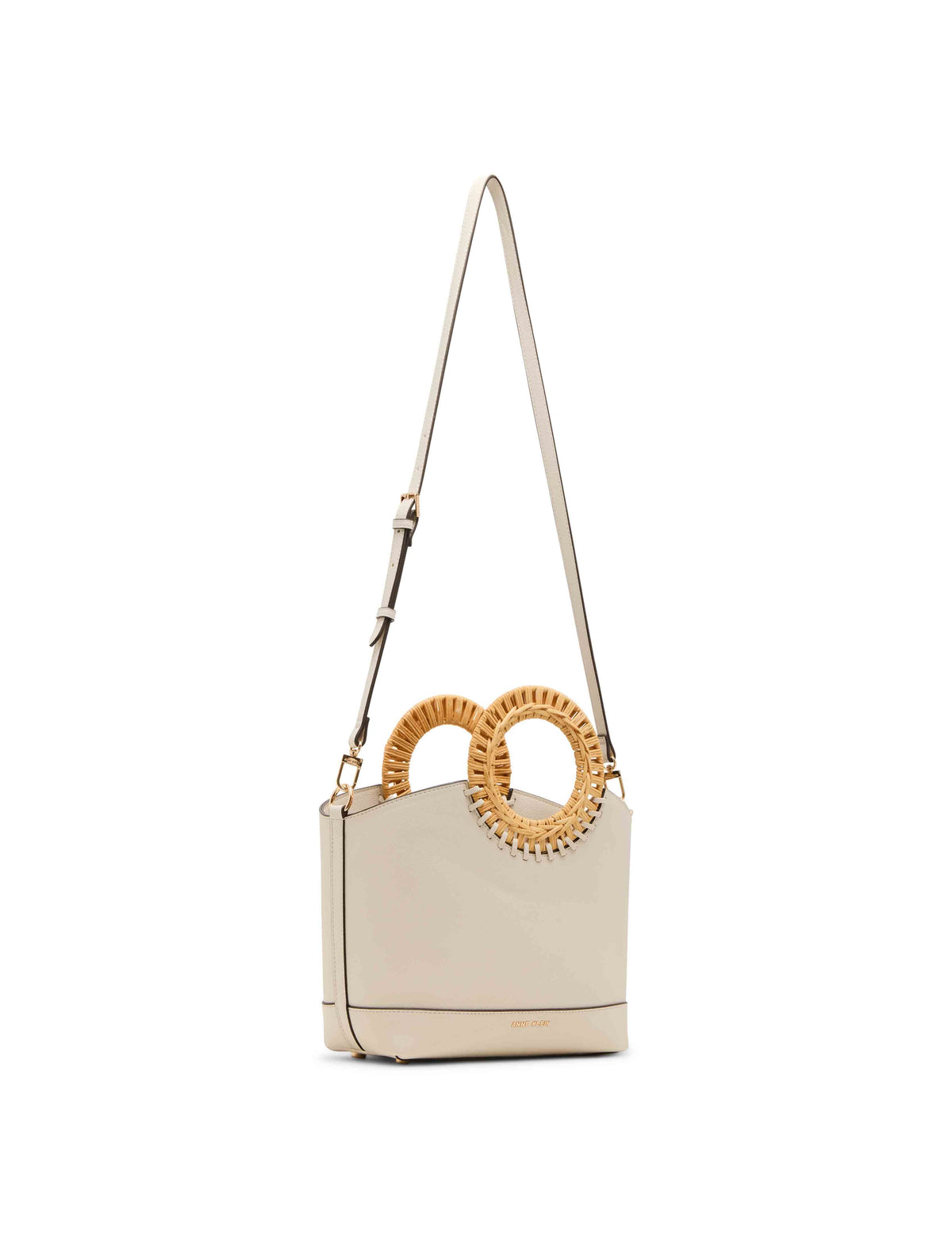 Anne Klein Circle Handle Tote With Convertible Strap