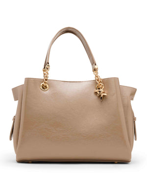 Anne Klein Truffle Small Convertible Tote with Detachable Strap