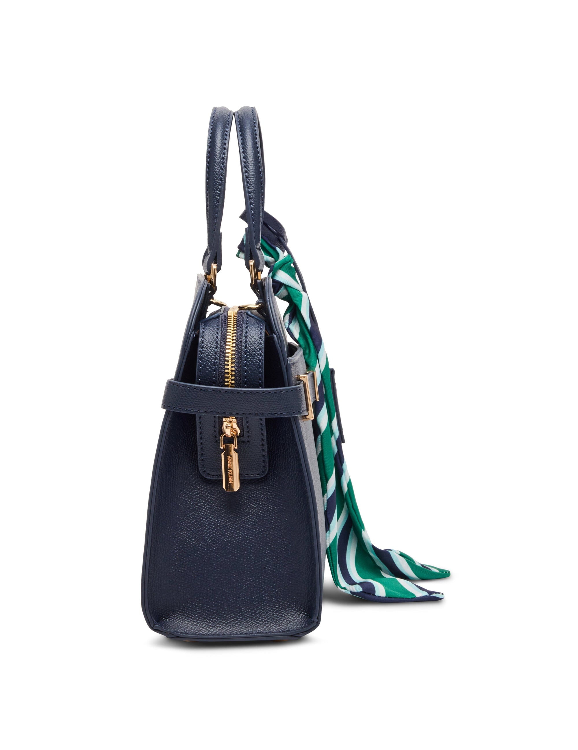 Anne Klein Medium Belted Satchel with Convertible Strap