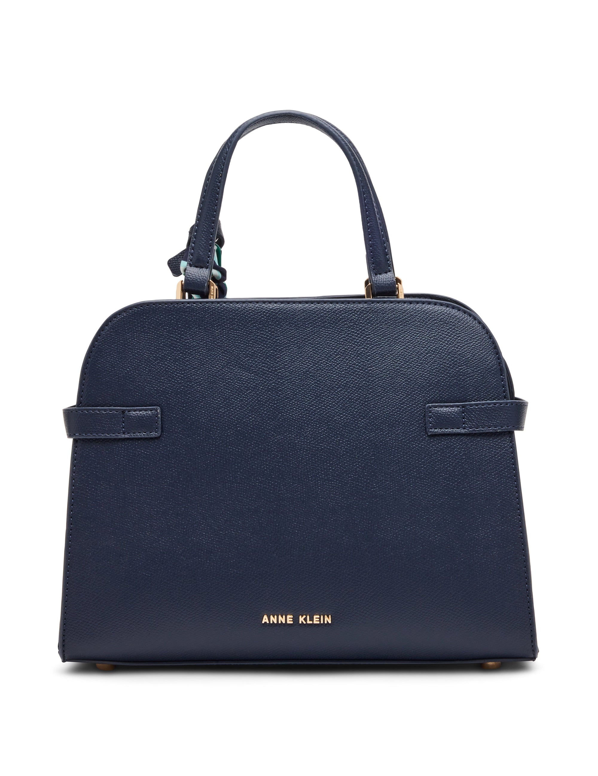 Anne Klein Medium Belted Satchel with Convertible Strap