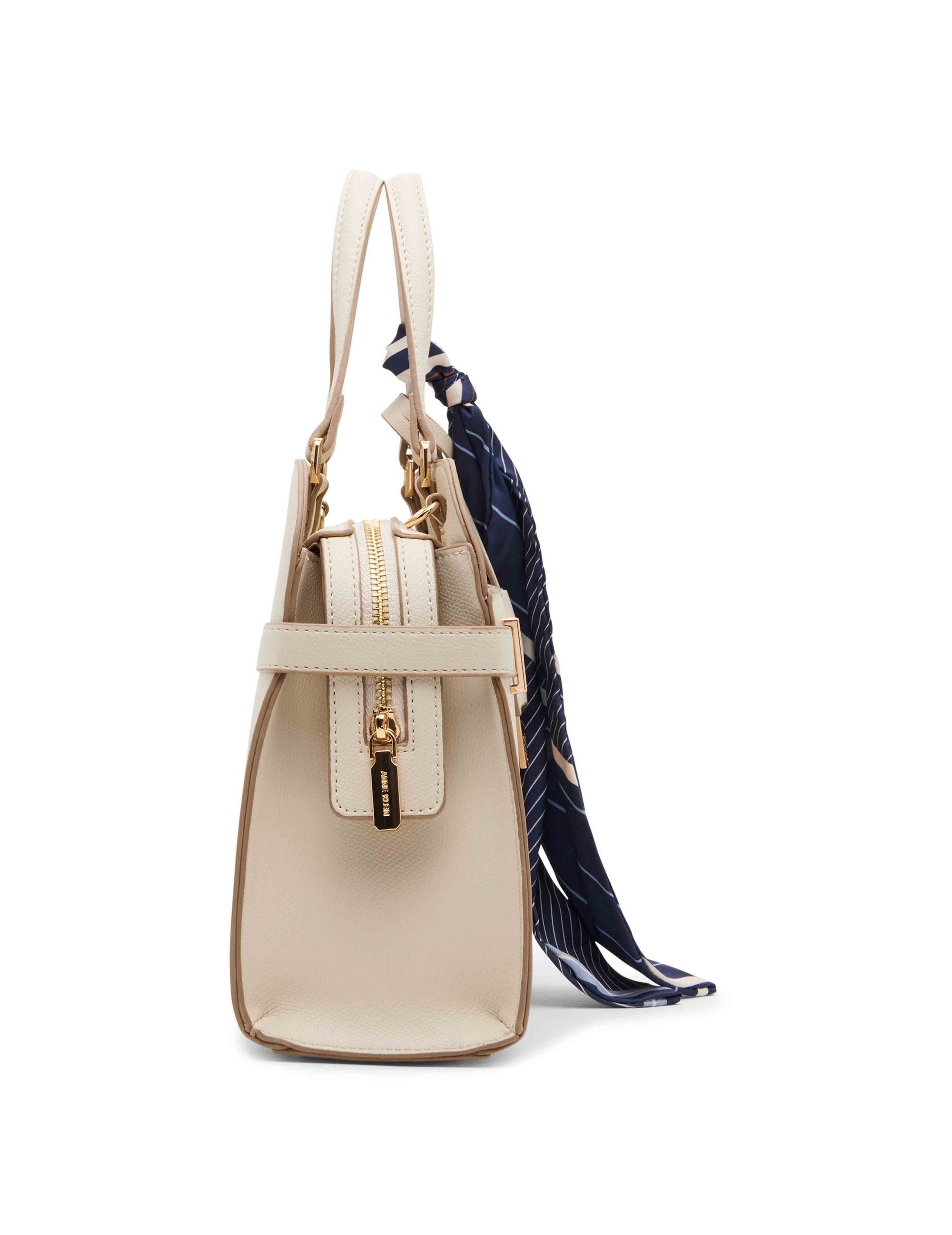 Anne Klein Medium Belted Satchel with Convertible Strap