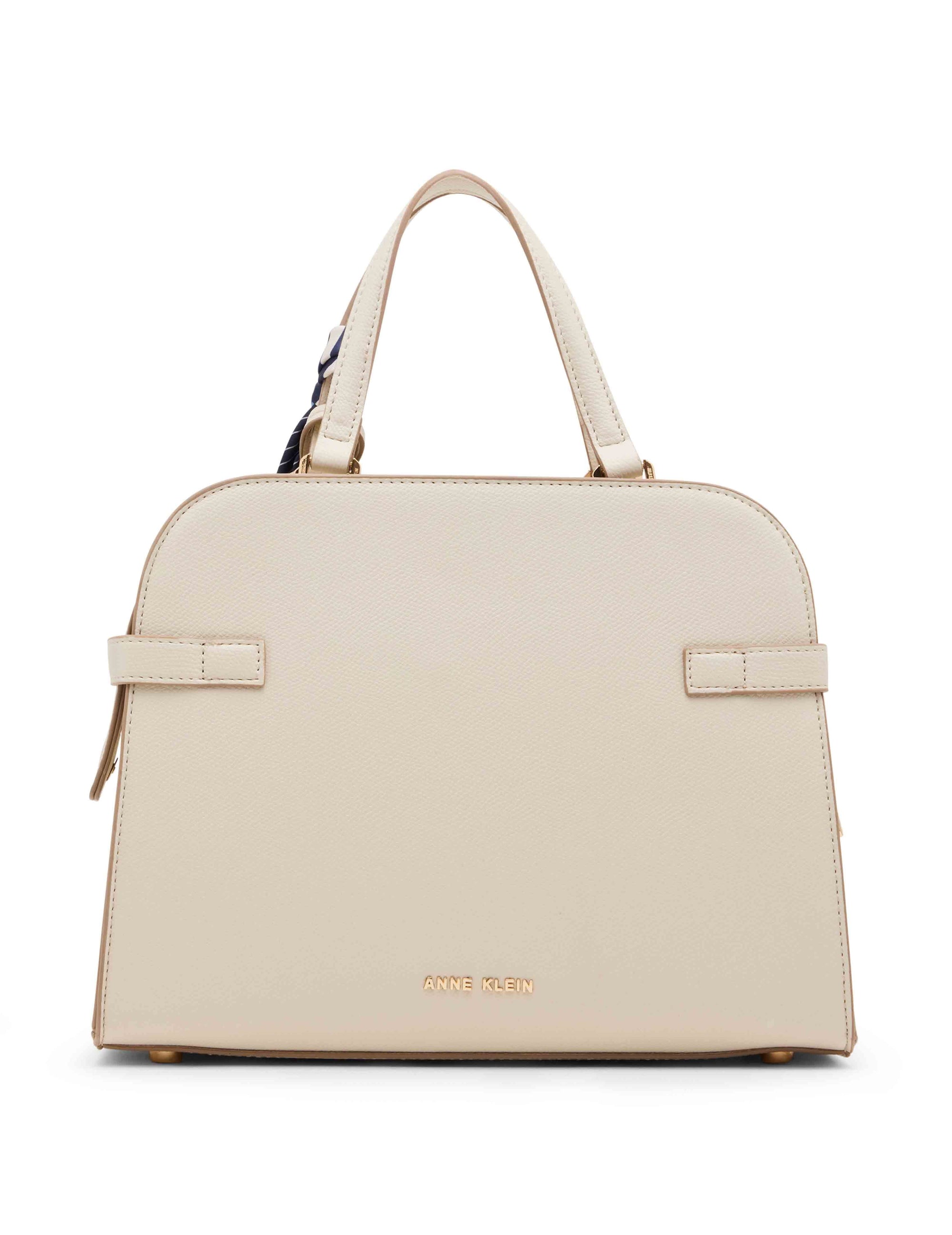 Anne Klein Medium Belted Satchel with Convertible Strap