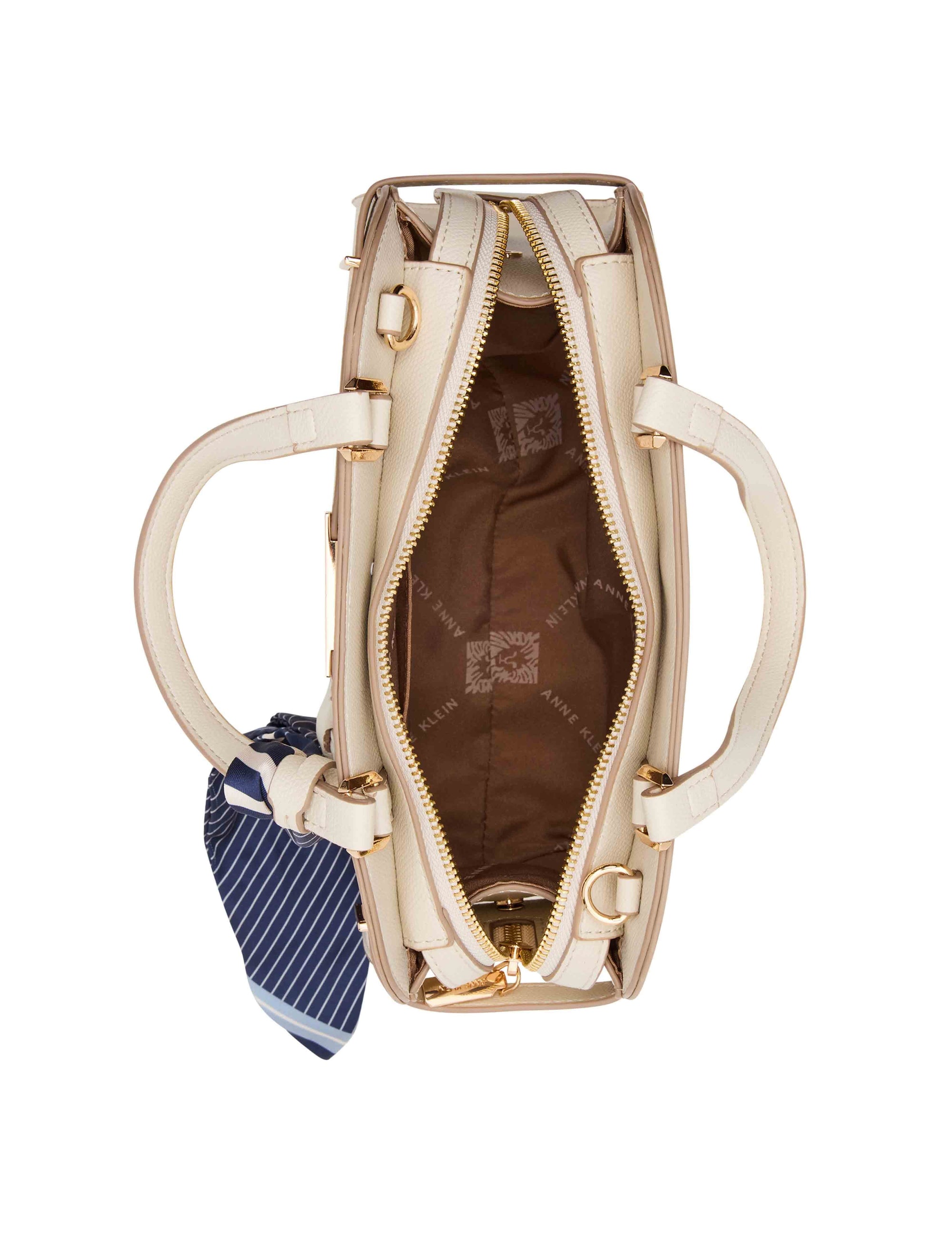 Anne Klein Medium Belted Satchel with Convertible Strap