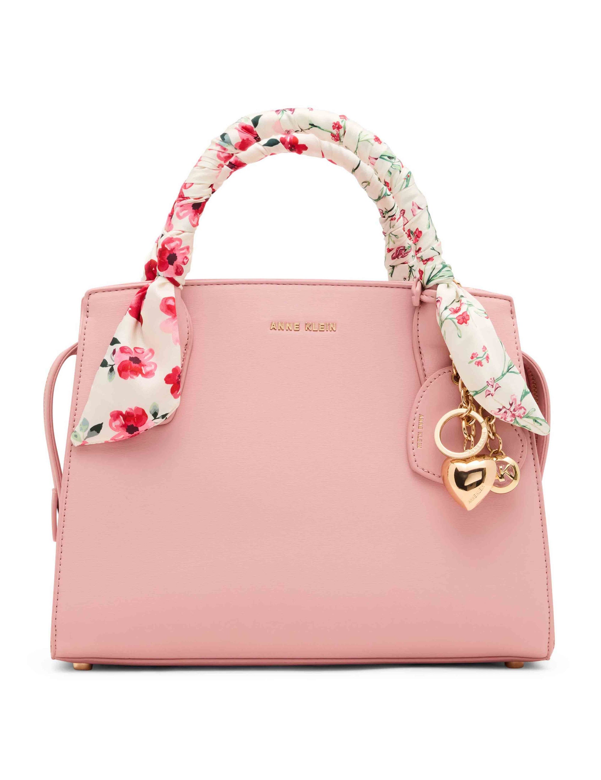 Anne Klein Medium Scarf Handle Satchel with Convertible Strap