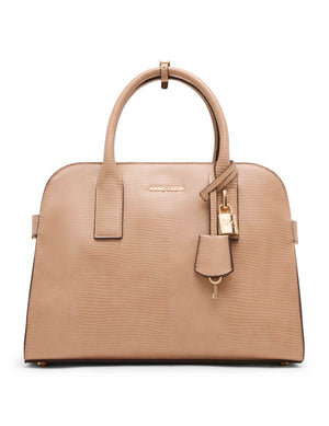 Anne Klein Small Curved Satchel with Convertible Strap