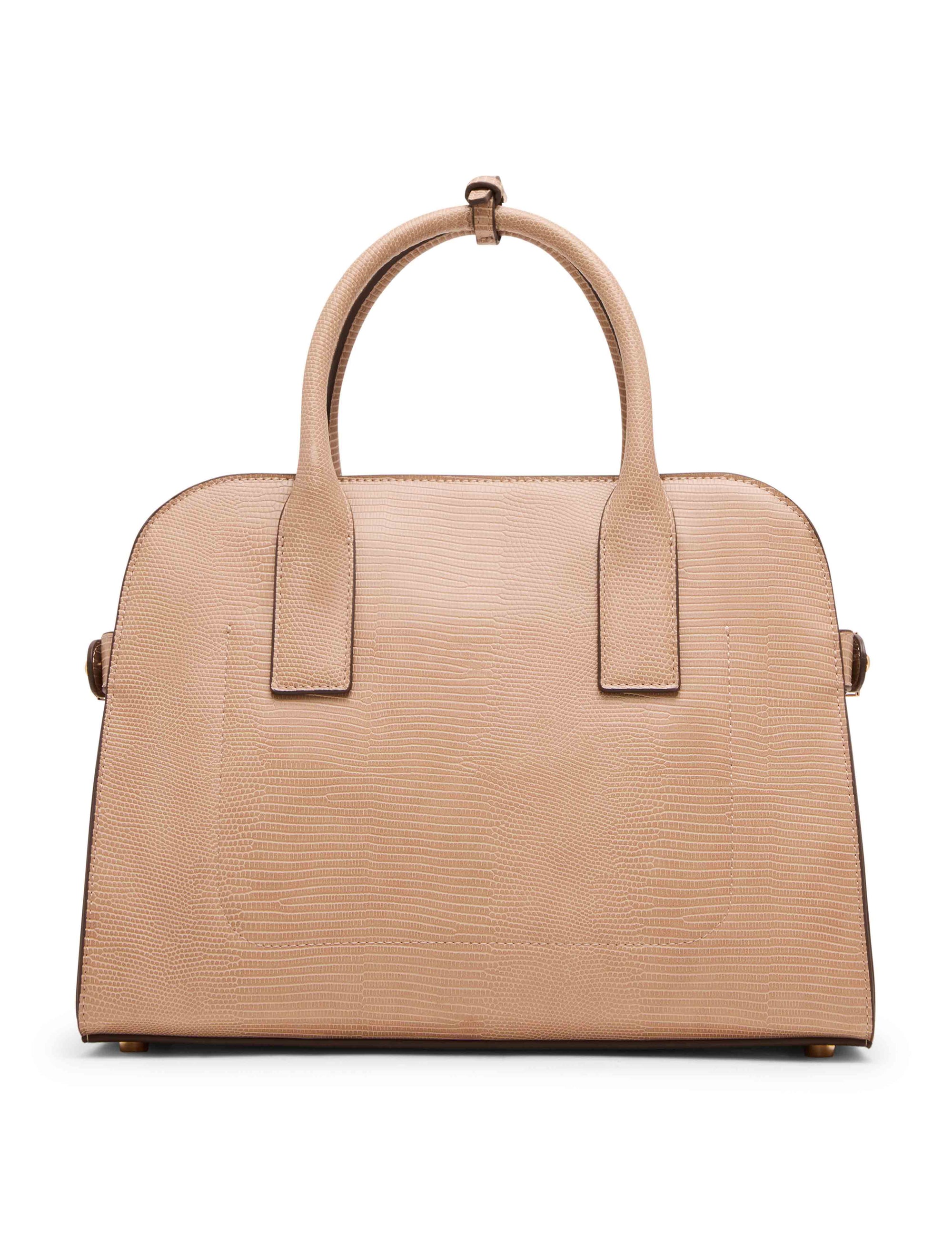 Anne Klein Small Curved Satchel with Convertible Strap