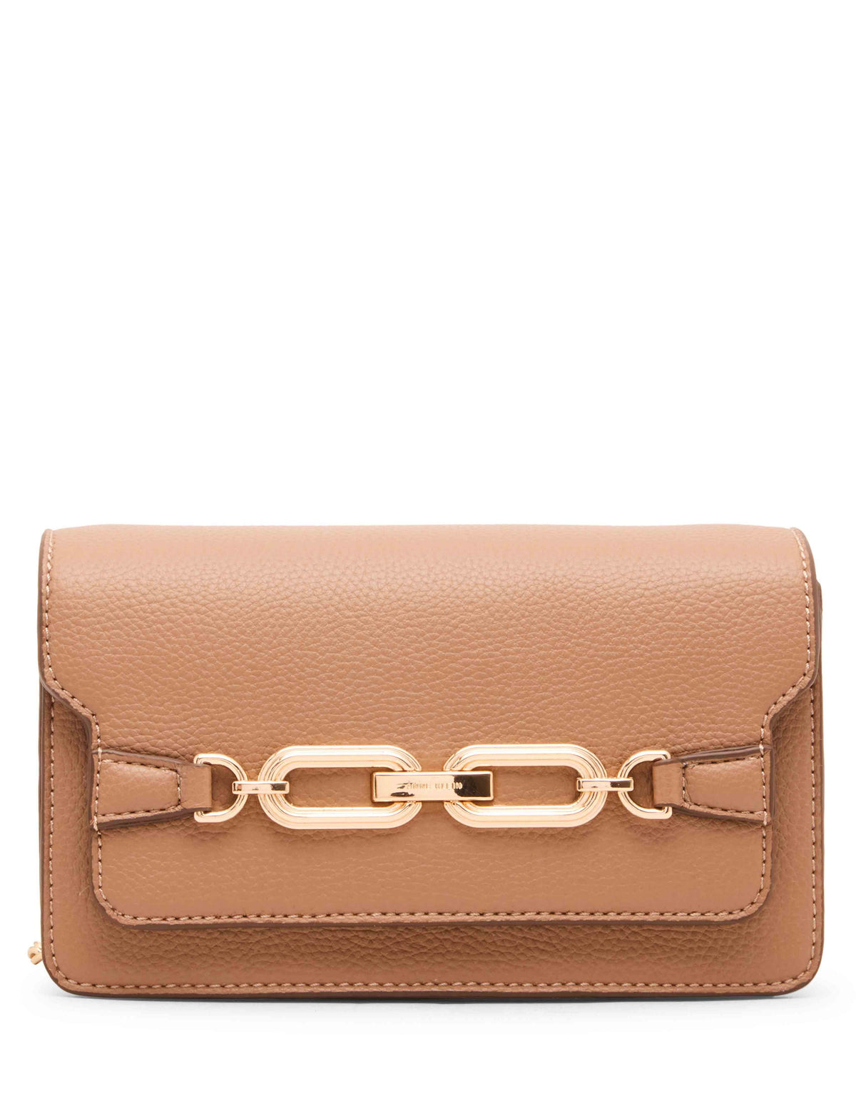 Anne Klein Mocha Chain Flap Crossbody