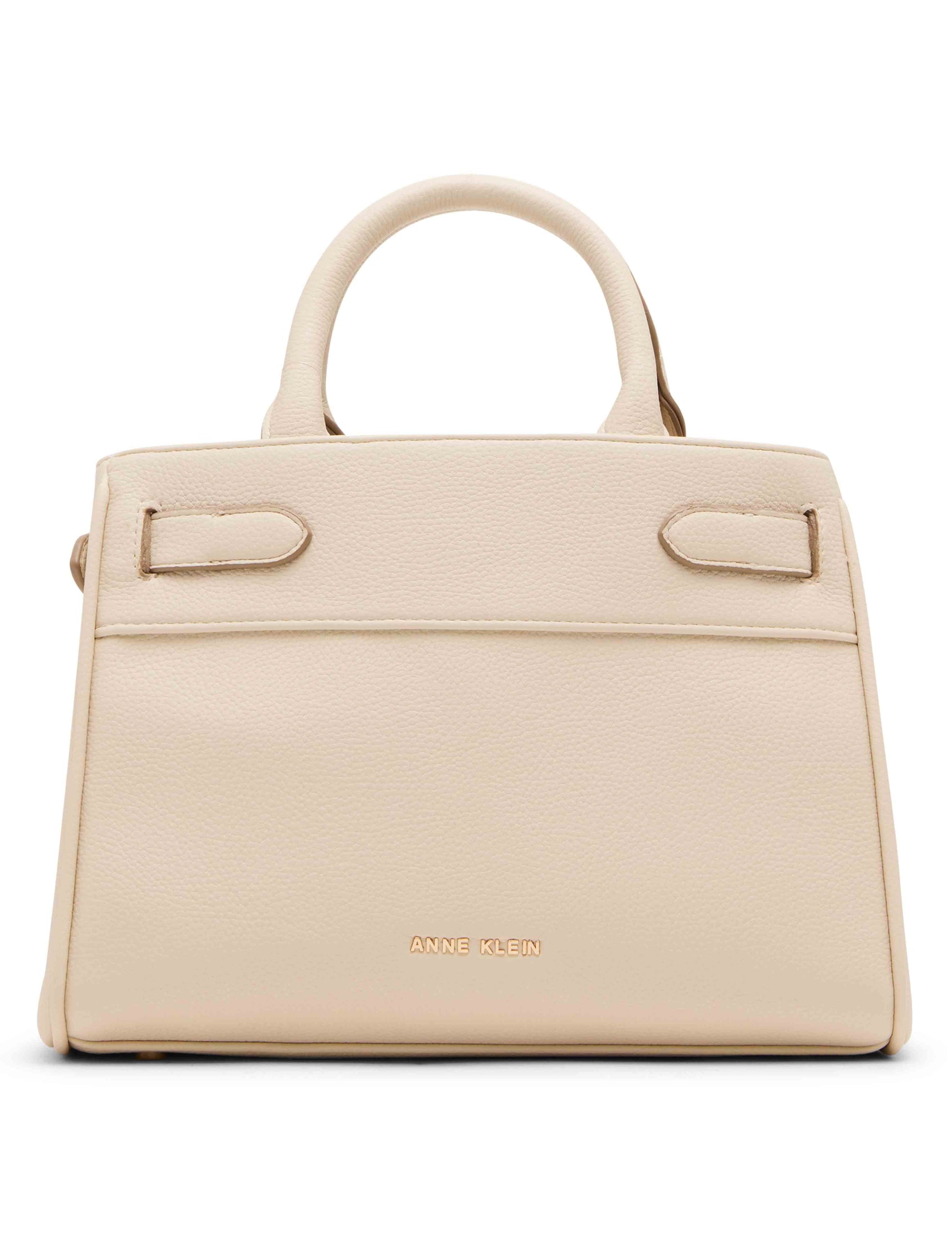 Anne Klein Midi Chain Satchel with Convertible Strap