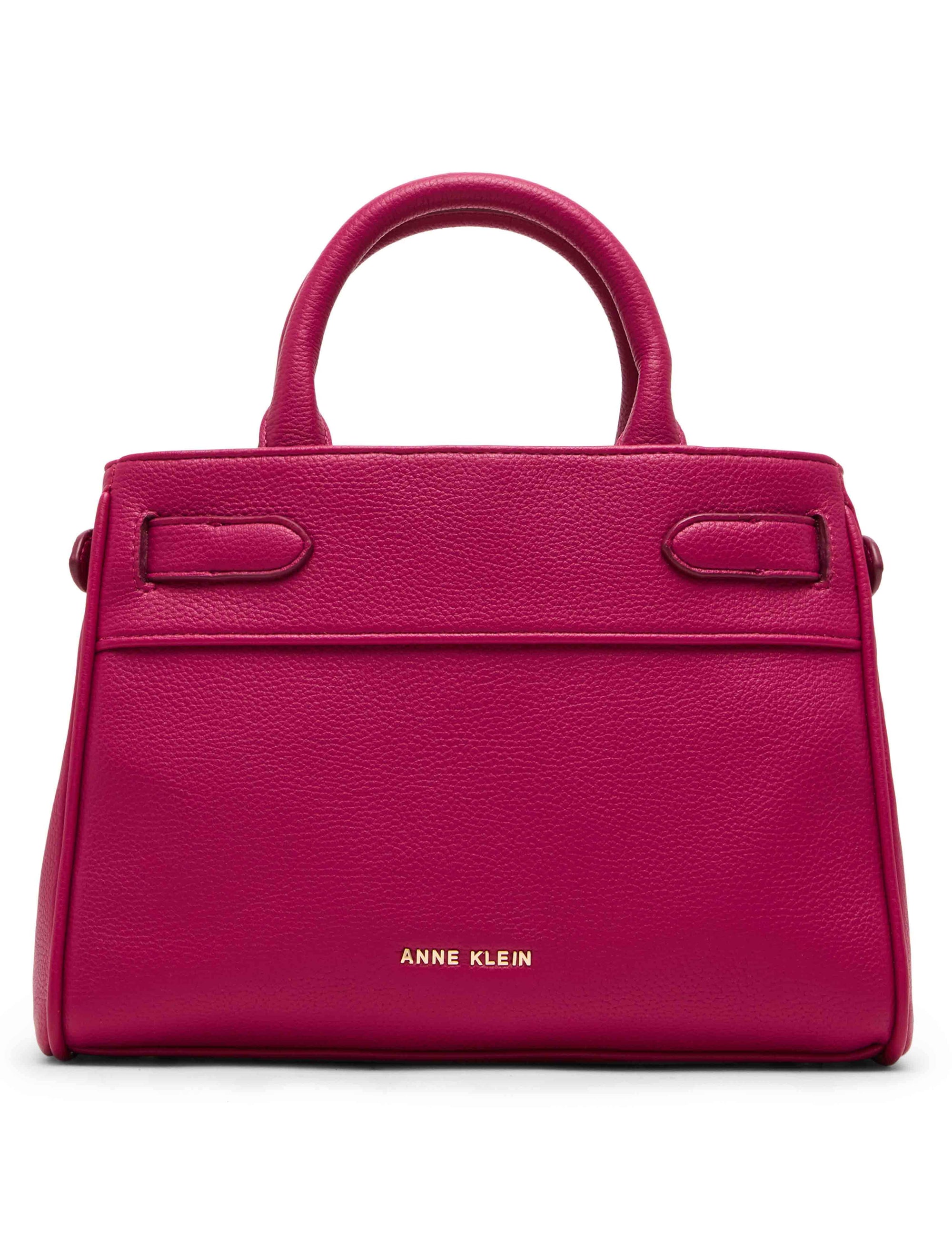 Anne Klein Midi Chain Satchel with Convertible Strap