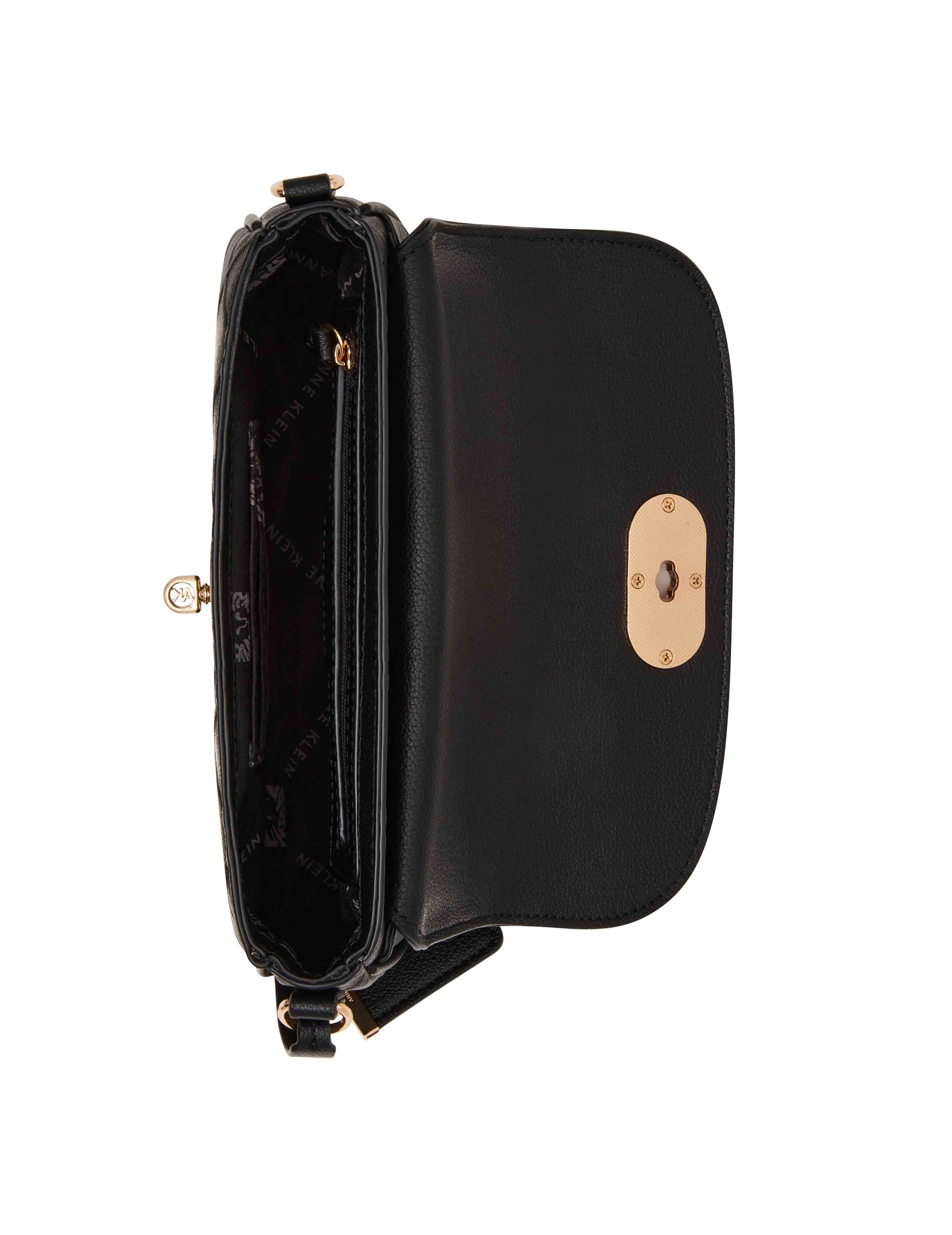 Anne Klein Emboss Saddle with Varigated Chain Strap