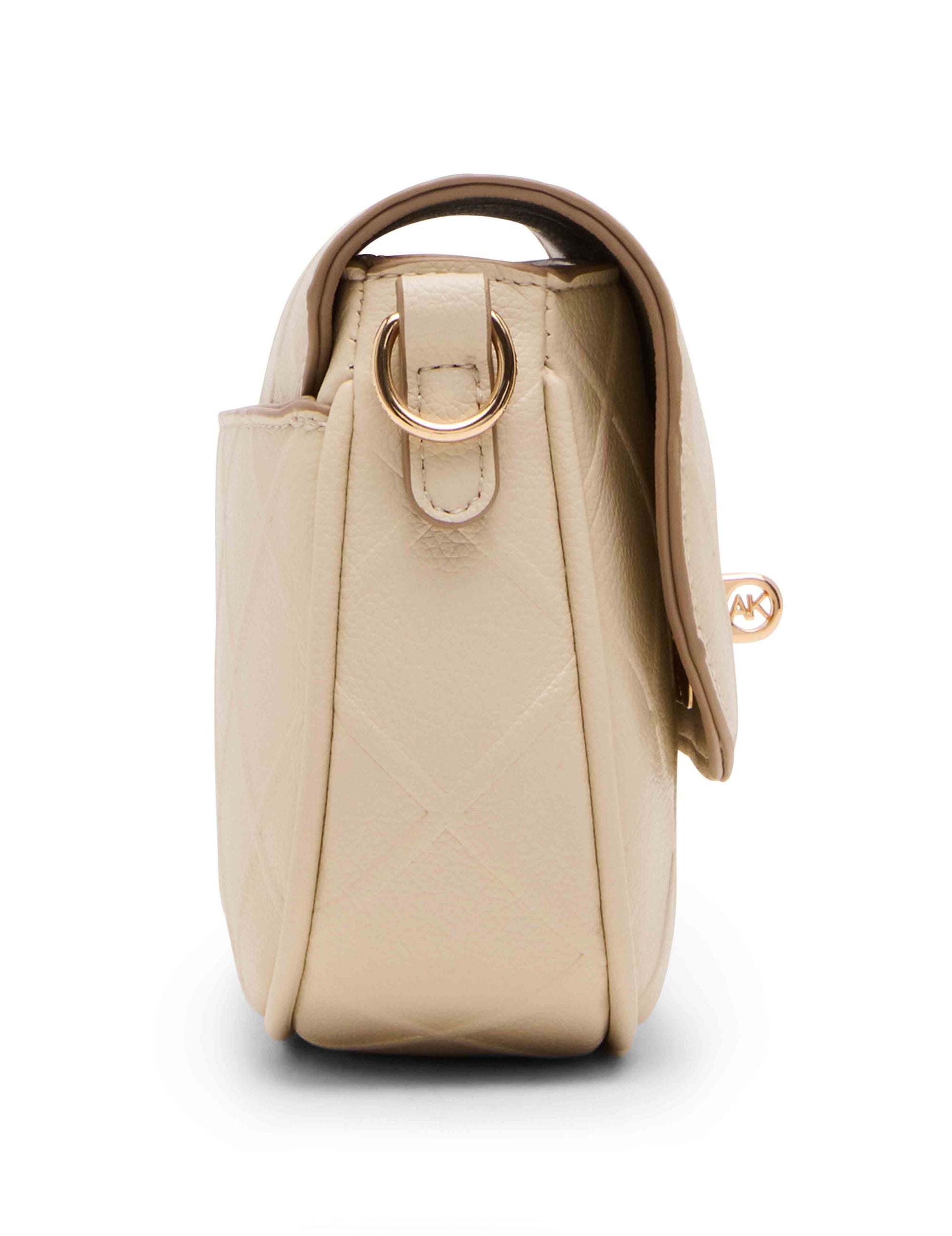 Anne Klein Emboss Saddle with Varigated Chain Strap