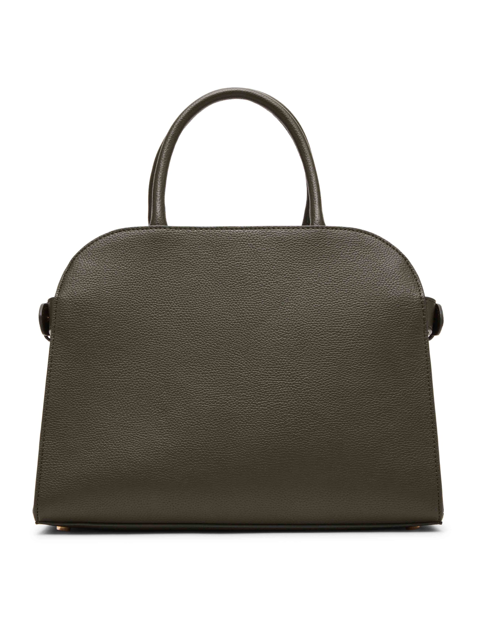 Anne Klein Medium Curved Satchel with Convertible Strap