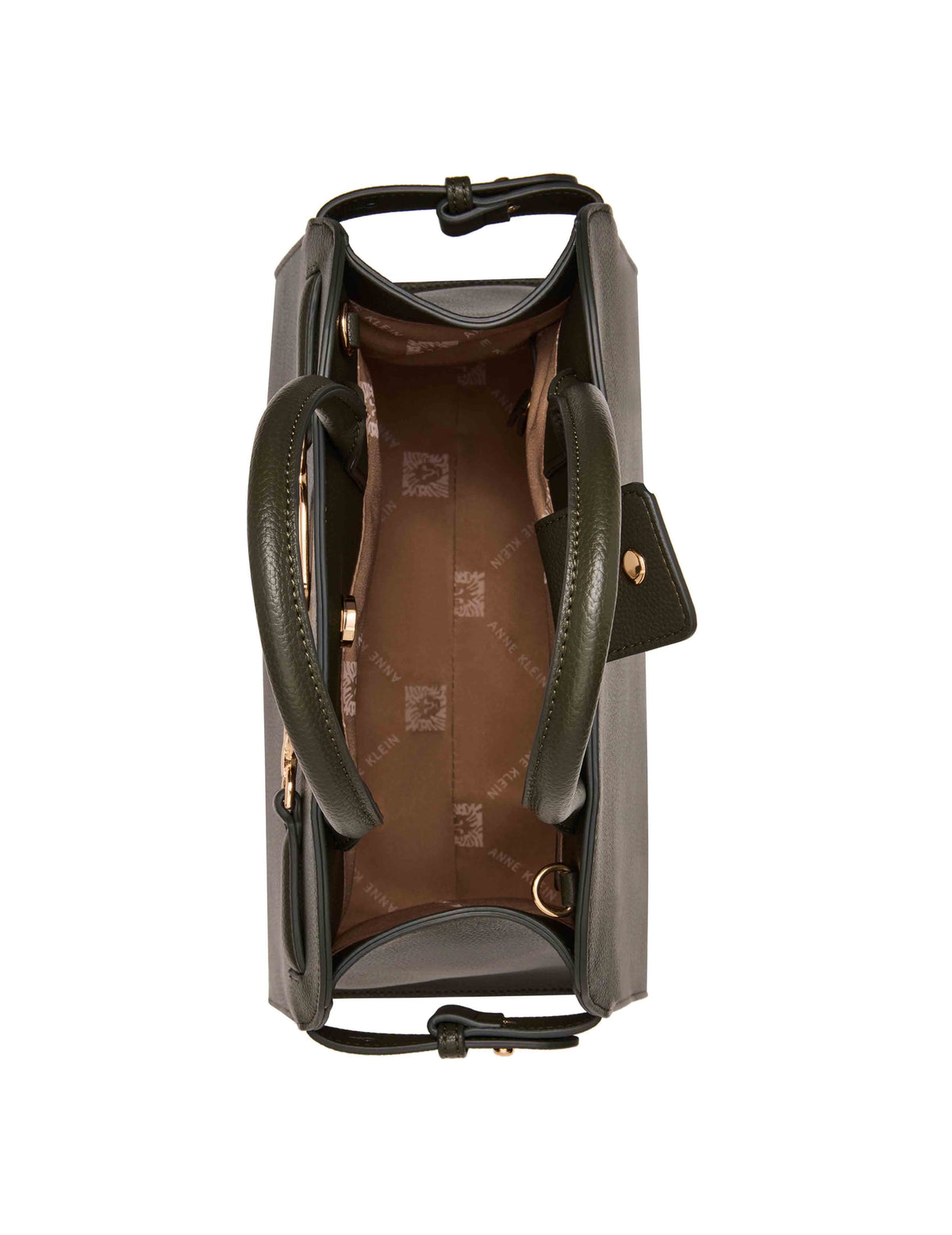 Anne Klein Medium Curved Satchel with Convertible Strap