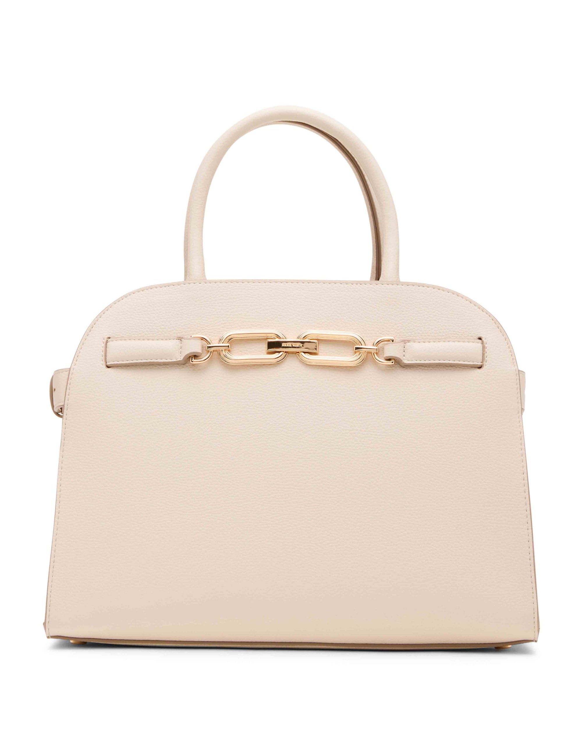 Anne Klein Medium Curved Satchel with Convertible Strap