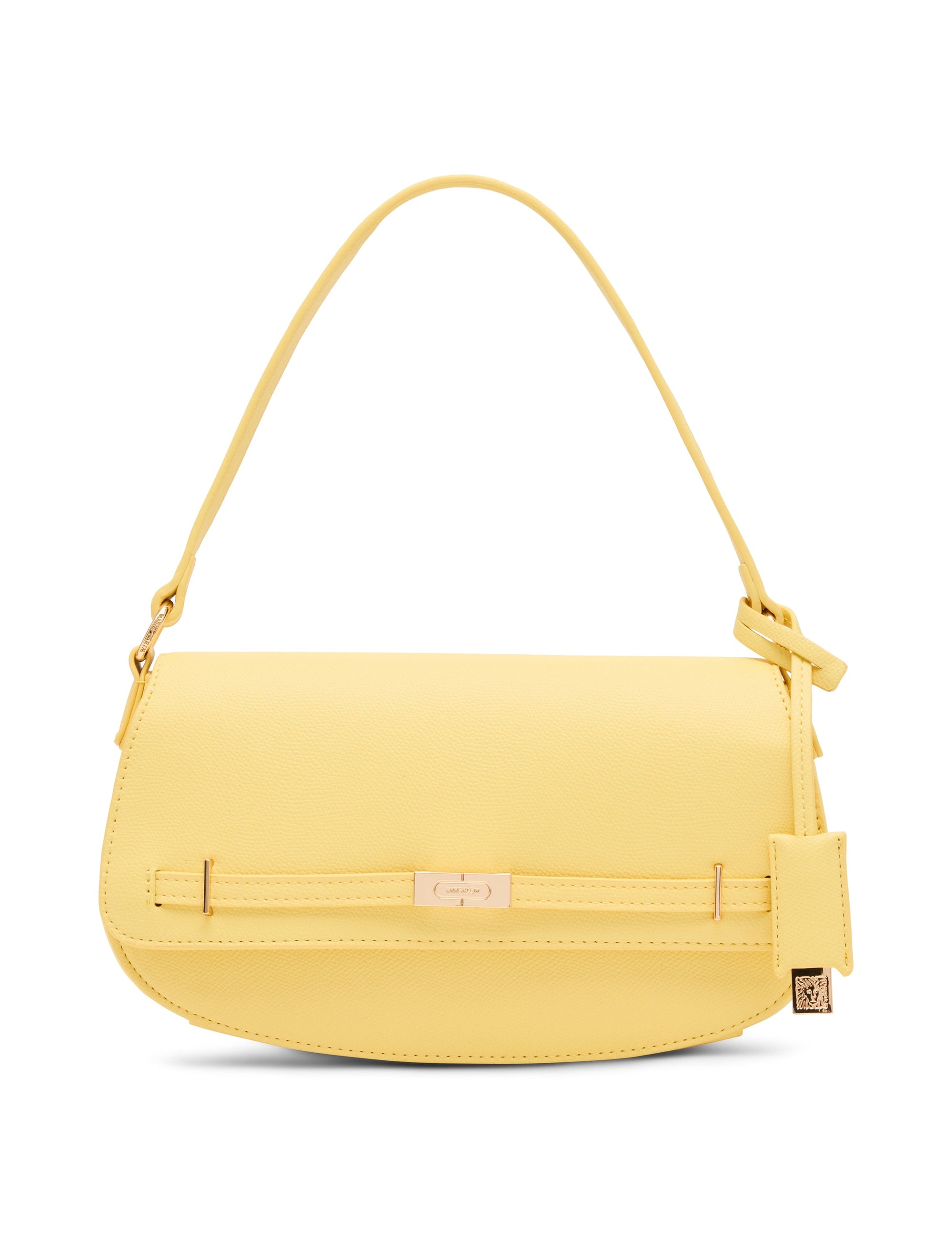 Anne Klein Buttercup Belted Flap Bag with Convertible Strap