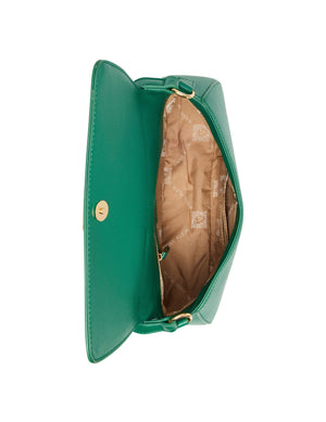 Anne Klein Belted Flap Bag with Convertible Strap