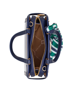 Anne Klein Medium Belted Satchel with Convertible Strap