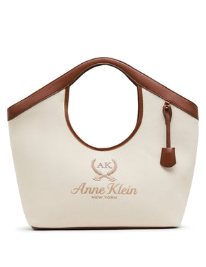Anne Klein Large Printed Tote with Detachable Strap