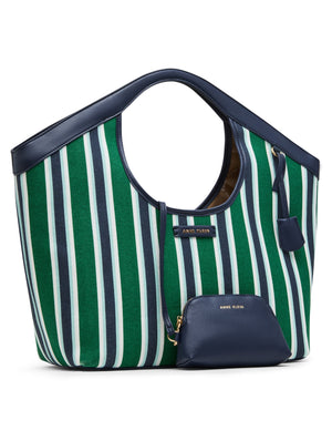 Anne Klein Large Printed Tote with Detachable Strap