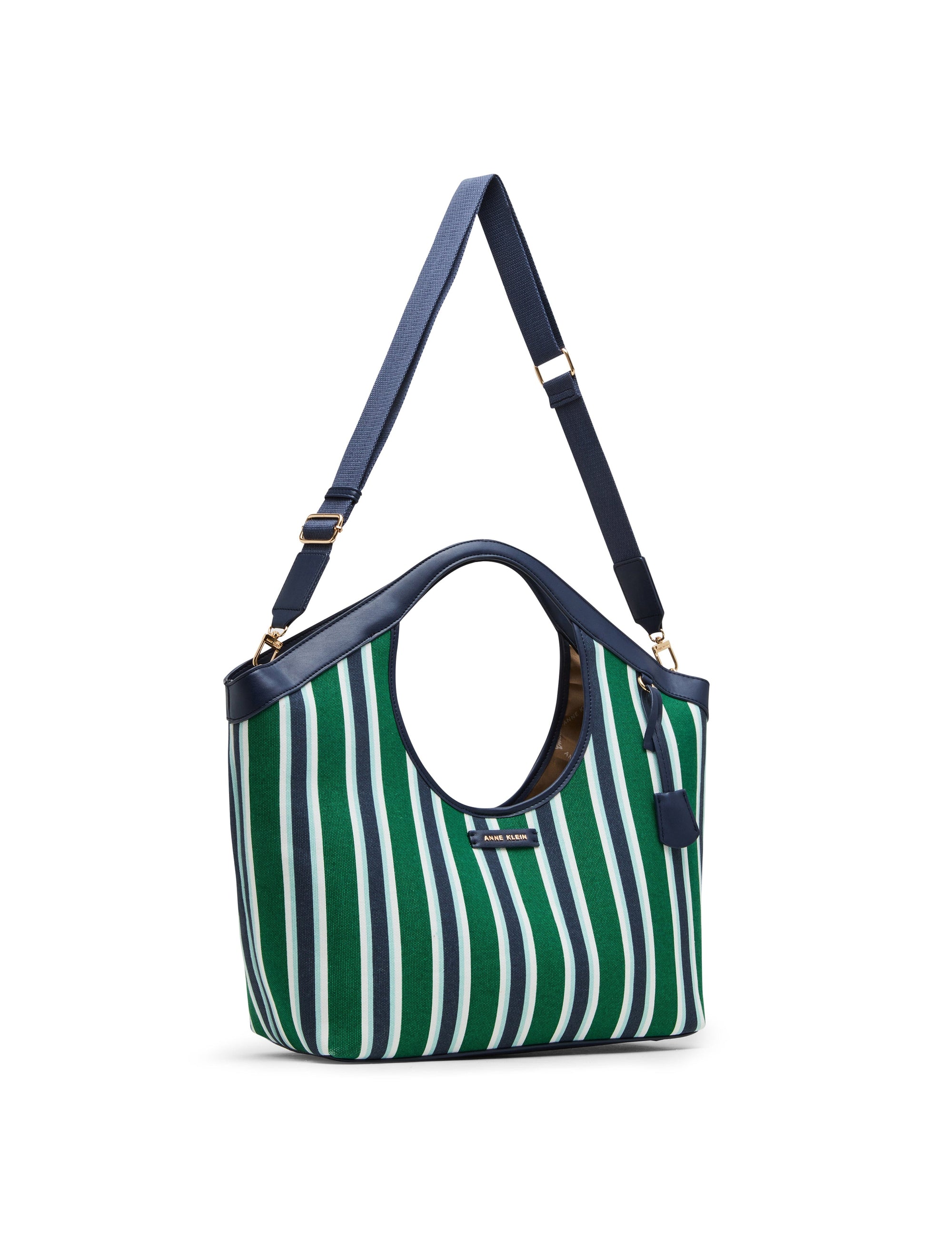 Anne Klein Large Printed Tote with Detachable Strap