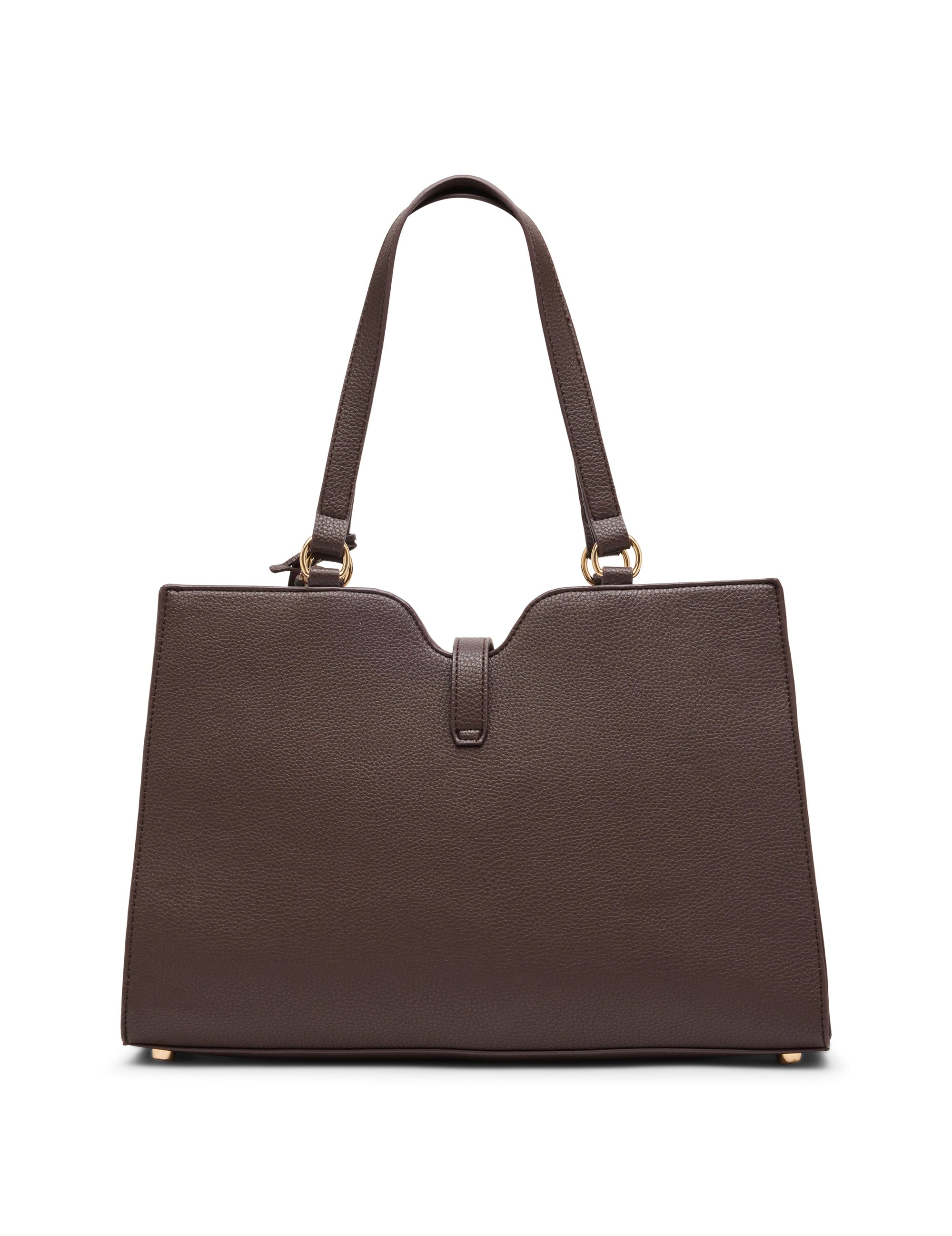 Anne Klein East West Tote with Attached Scarf