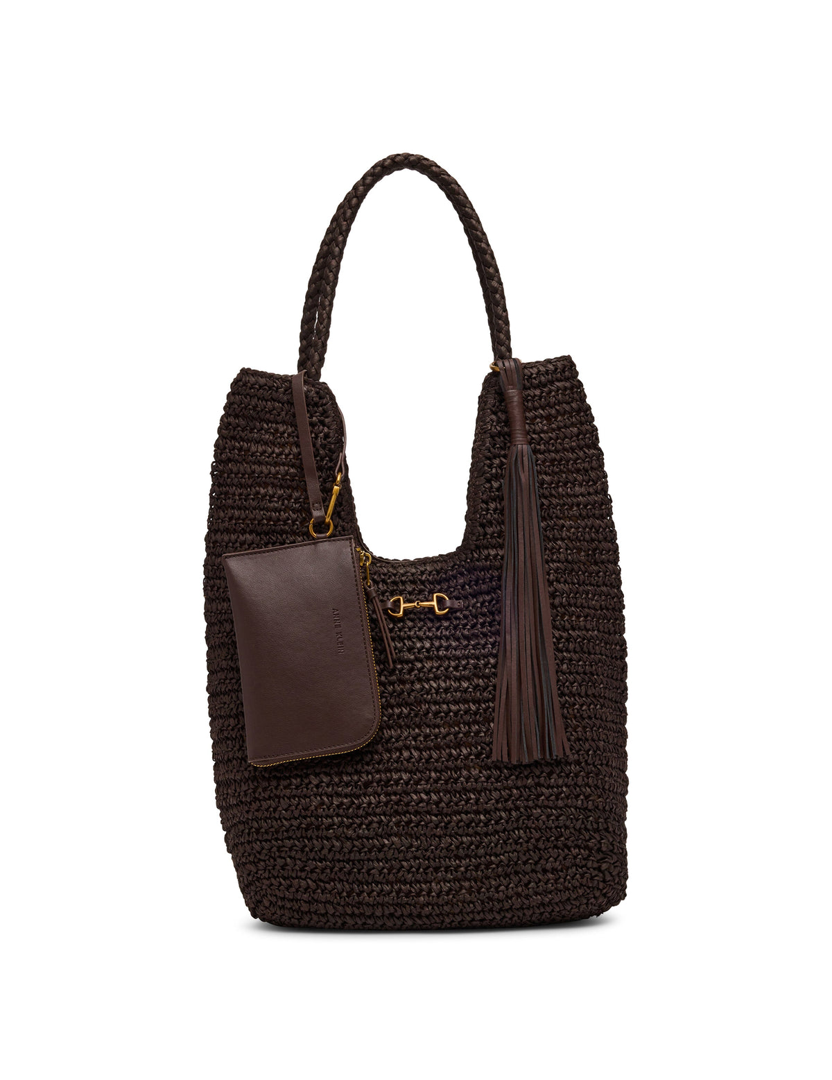 Anne Klein Espresso Tapered North South Tote Bag