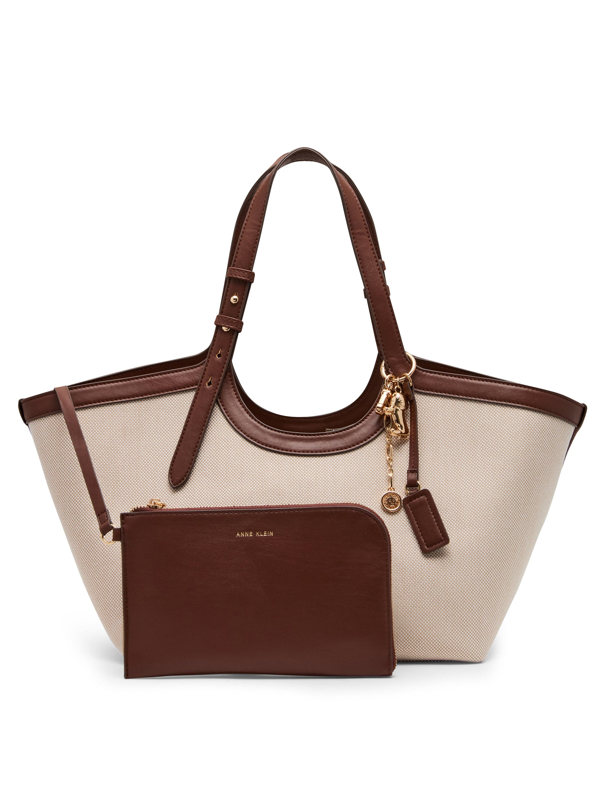 Anne Klein East West Shoulder Bag With Charms