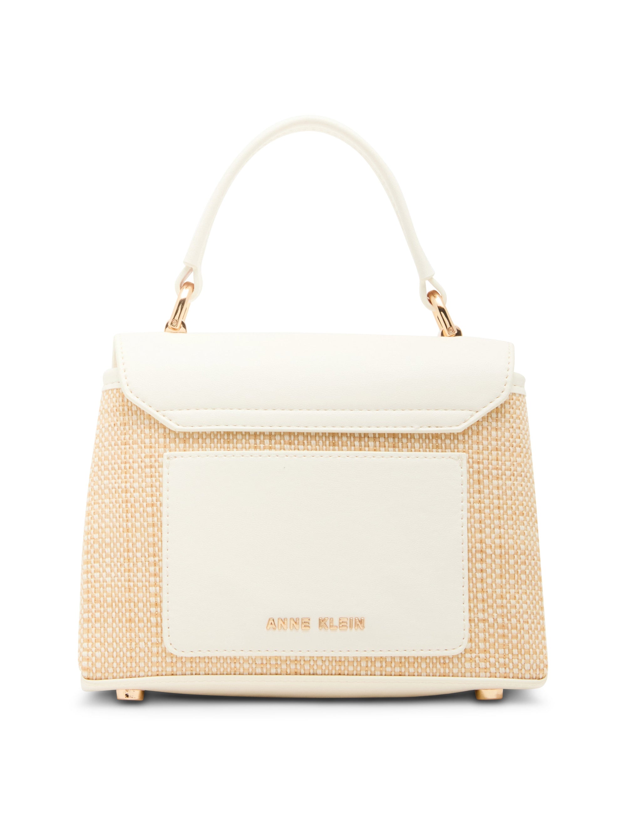 Anne Klein Flower Top Handle Bag with Convertible Strap