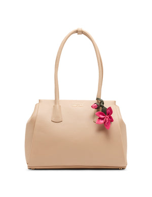 Bonded Tote Bag with Floral Charm TOTE Madden - Handbags