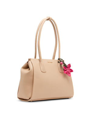 Bonded Tote Bag with Floral Charm TOTE Madden - Handbags