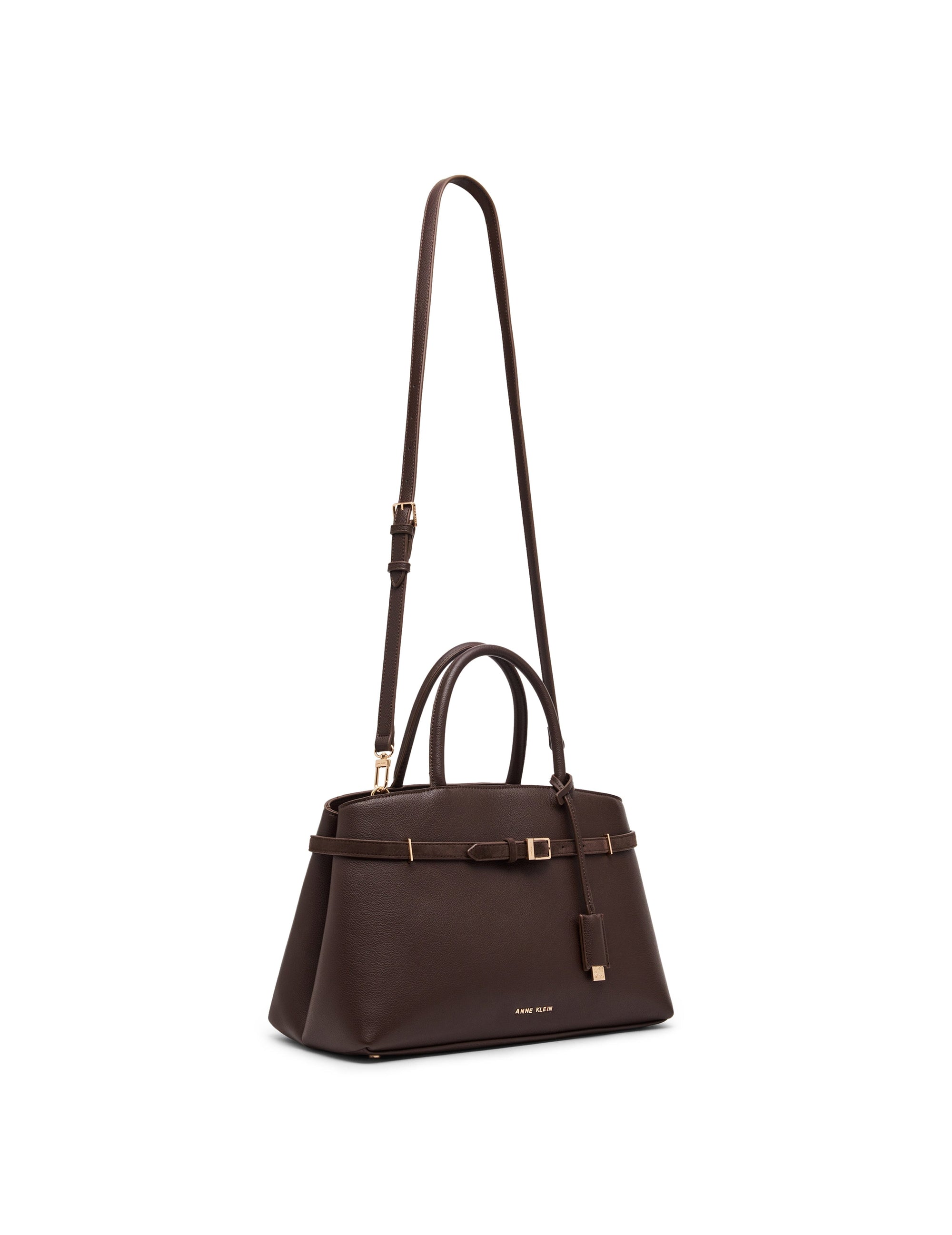 Anne Klein Belted Satchel with Convertible Strap
