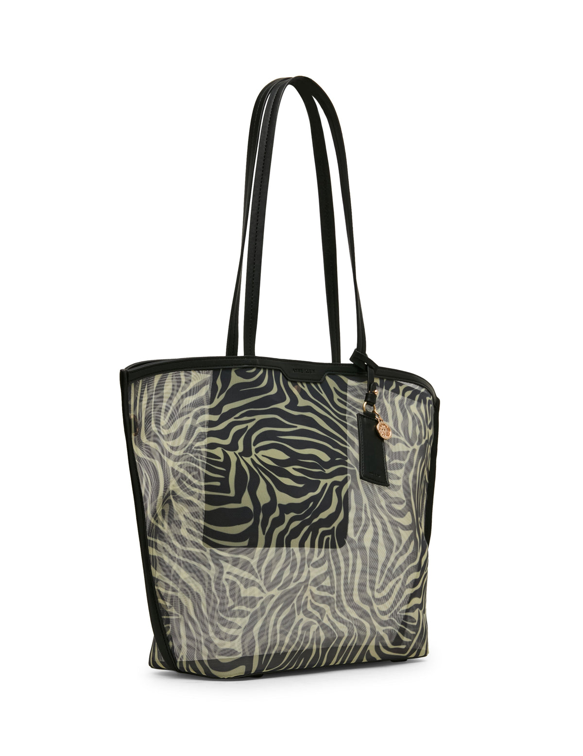 Anne Klein Printed Mesh Tote Bag with Pouch