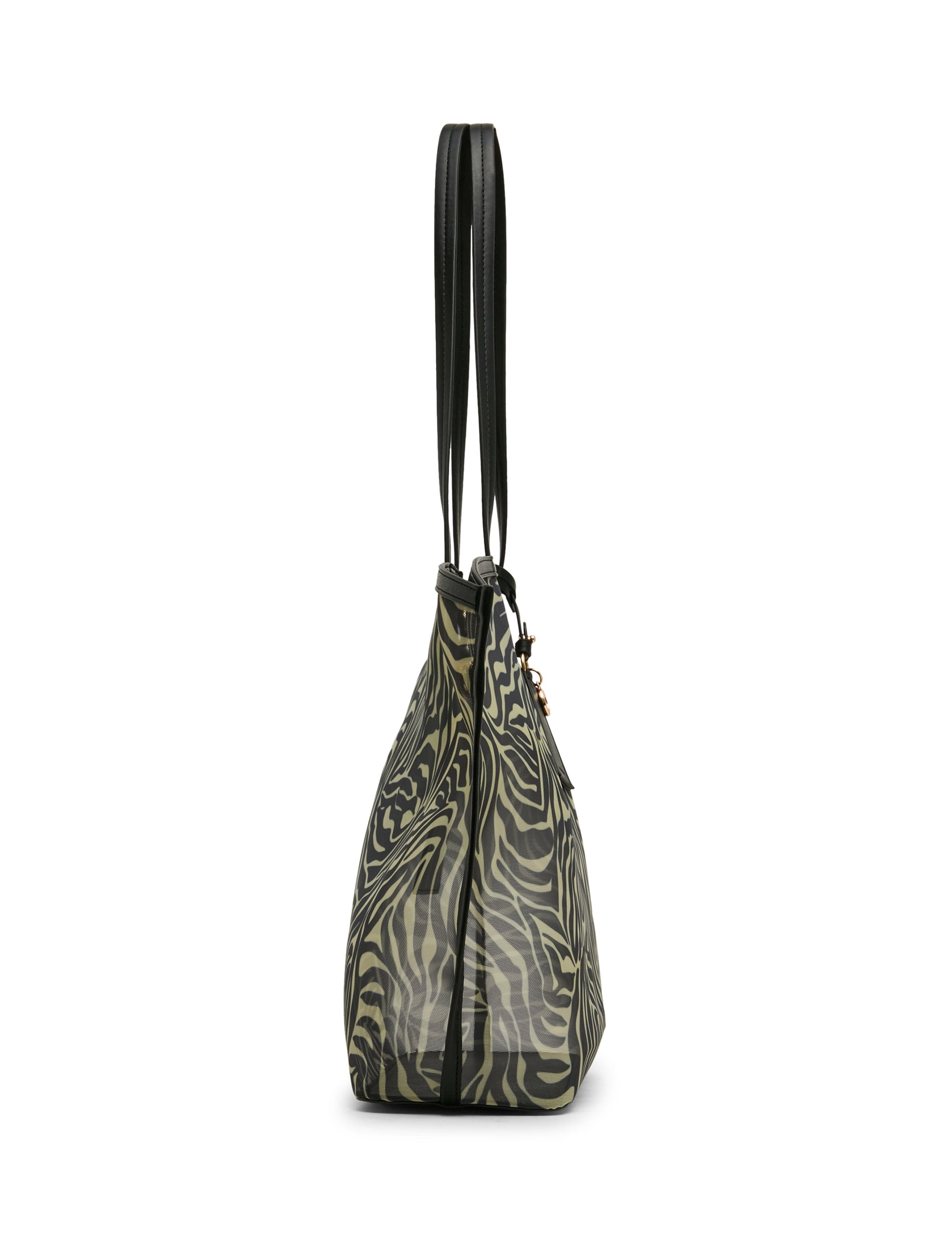 Anne Klein Printed Mesh Tote Bag with Pouch