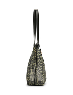 Anne Klein Printed Mesh Tote Bag with Pouch
