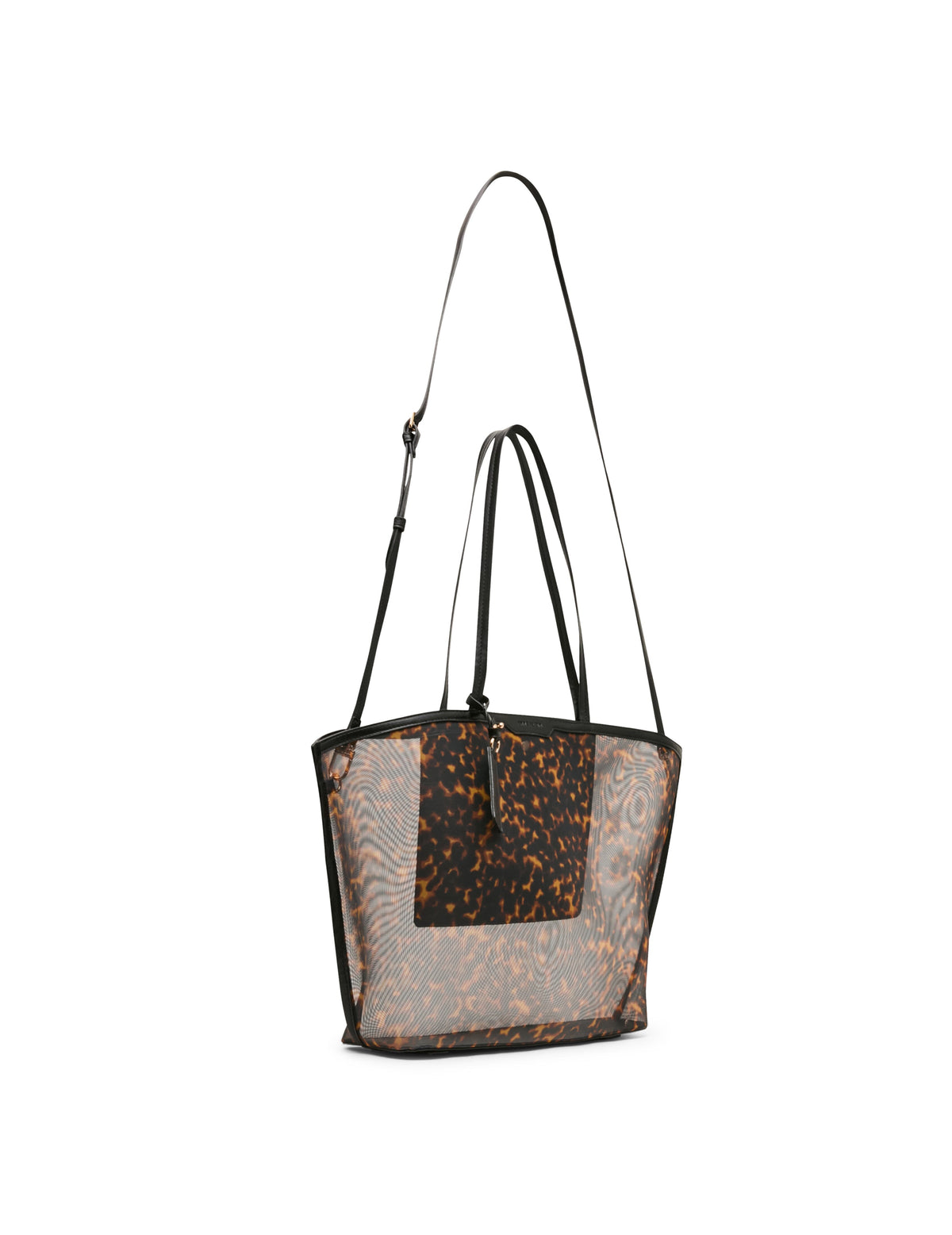Anne Klein Printed Mesh Tote Bag with Pouch