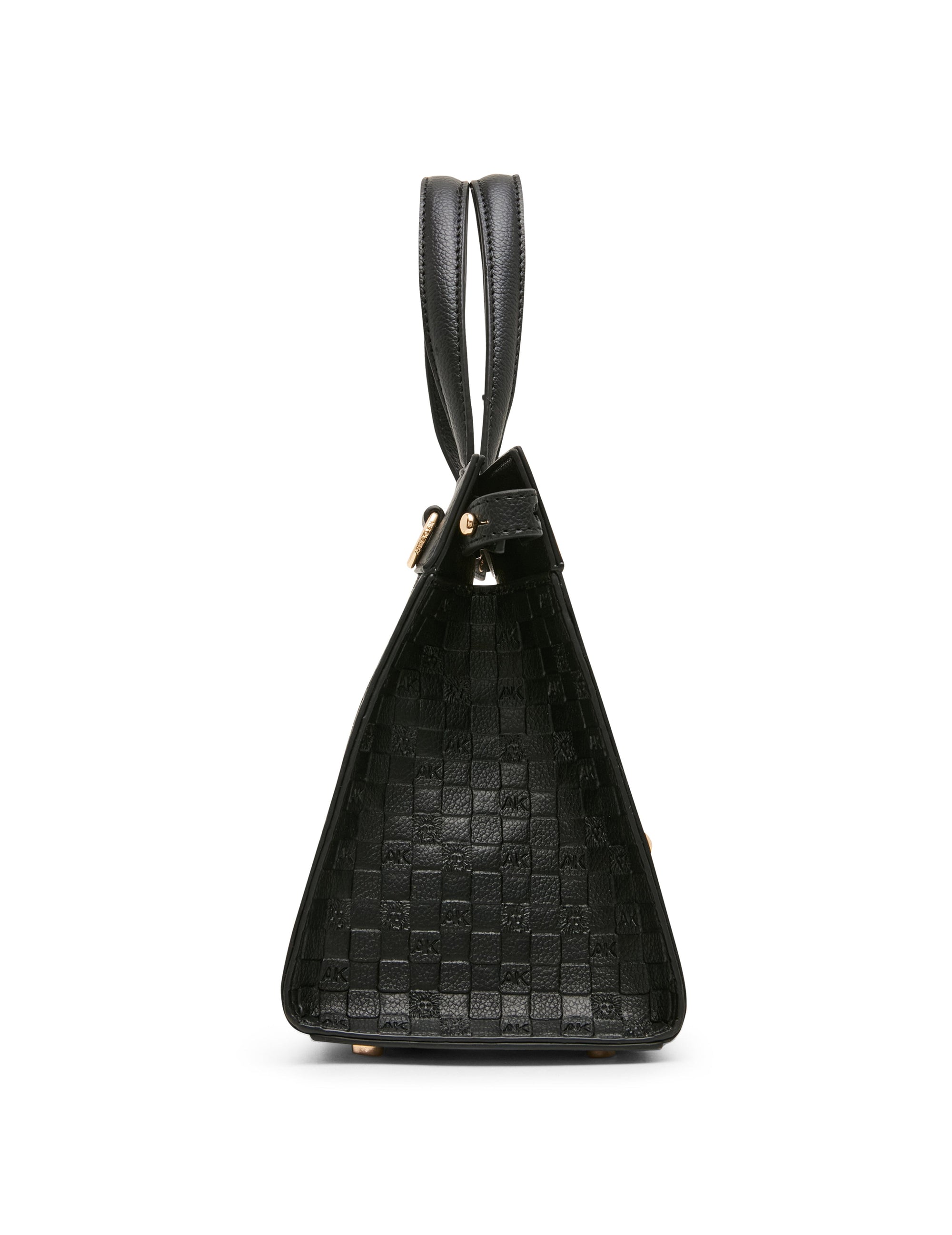 Anne Klein Embossed Satchel with Convertible Strap