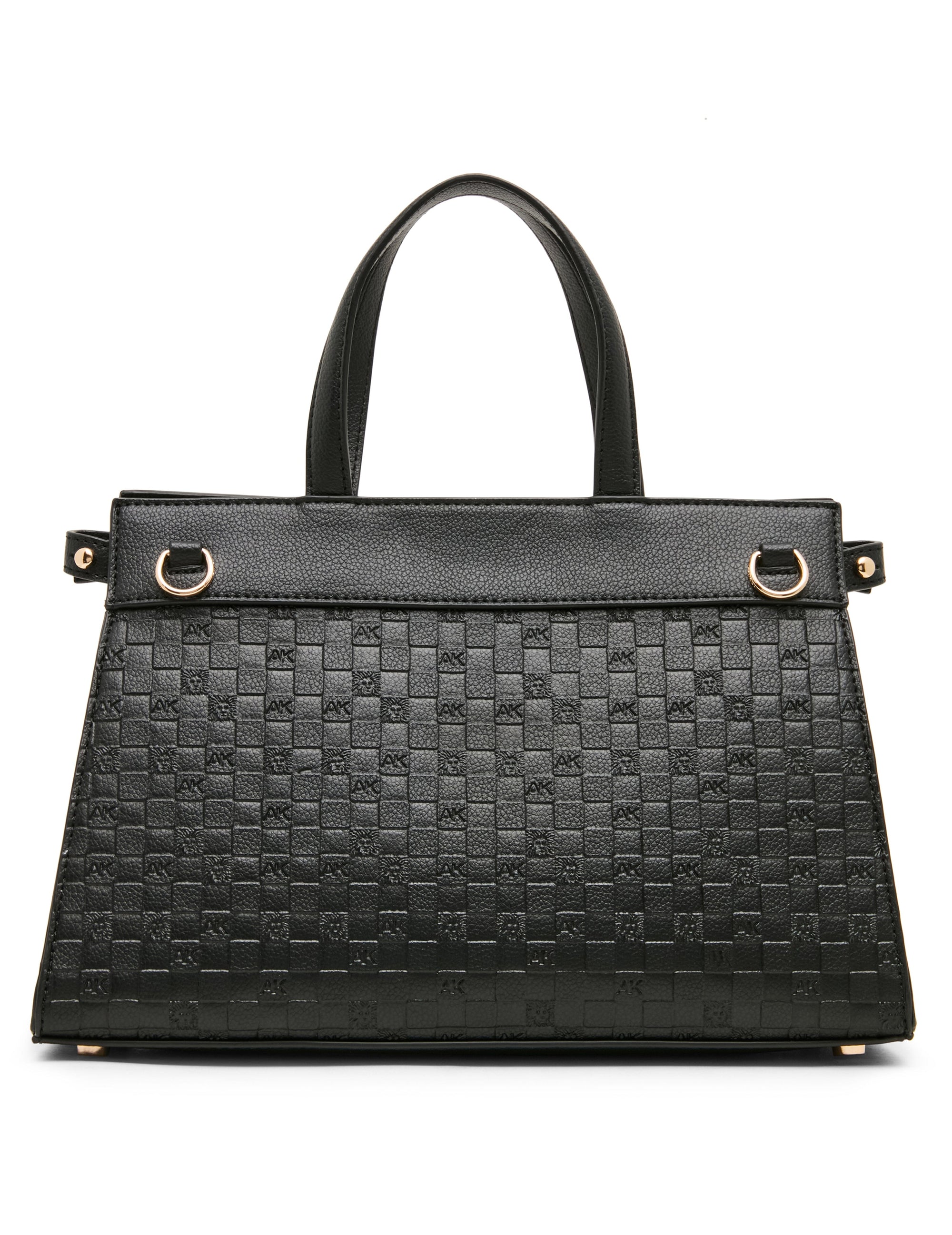 Anne Klein Embossed Satchel with Convertible Strap