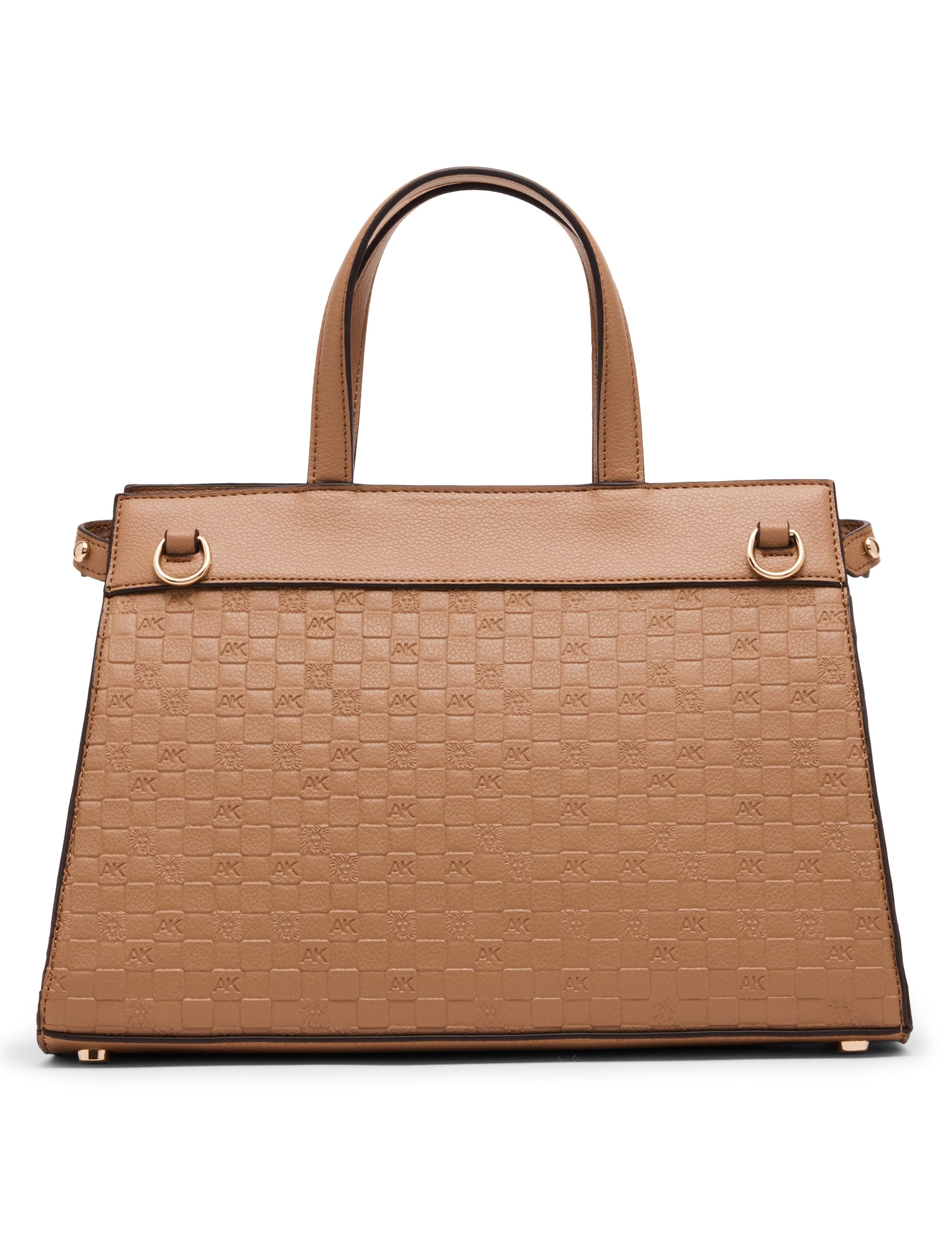 Anne Klein Embossed Satchel with Convertible Strap
