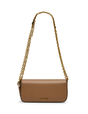 Anne Klein Horsebit Flap Shoulder Bag