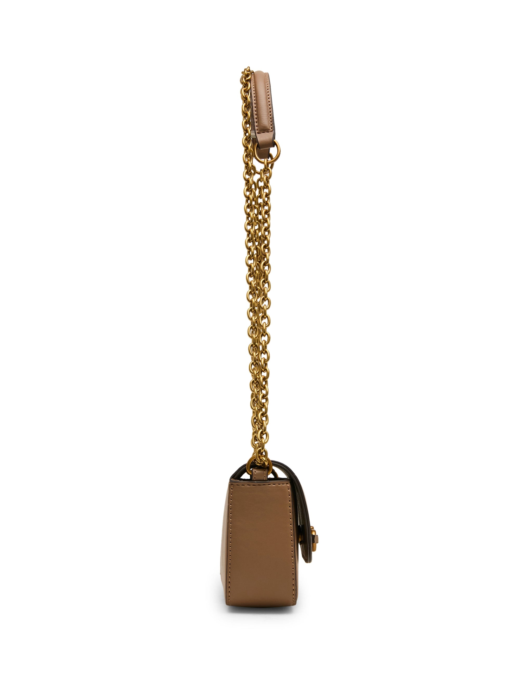 Anne Klein Horsebit Flap Shoulder Bag