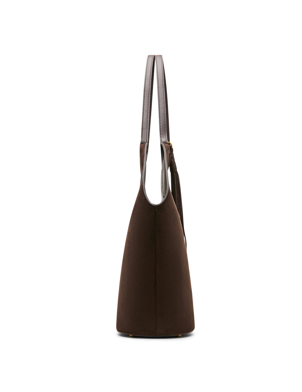 Anne Klein Faux Suede Horsebit Hobo Bag