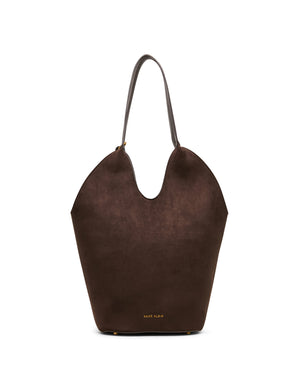 Anne Klein Faux Suede Horsebit Hobo Bag